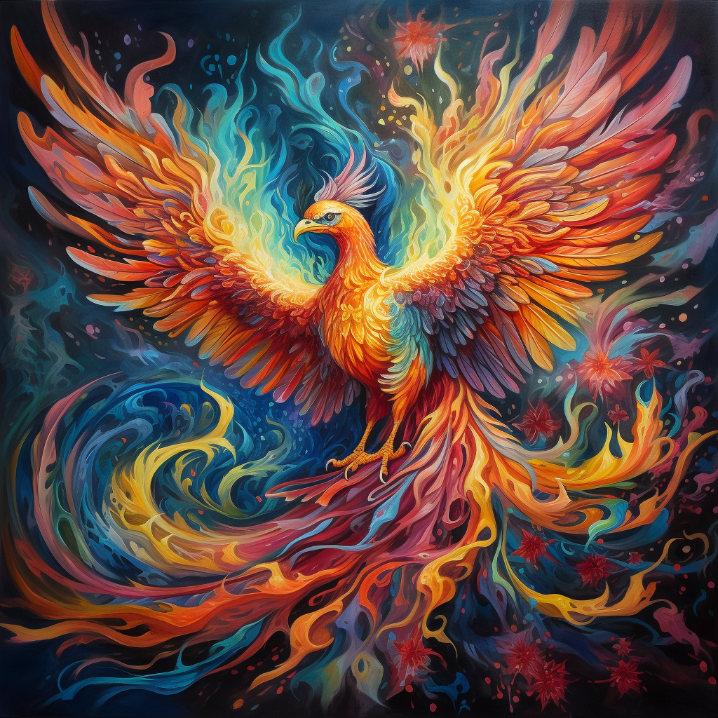 Un oiseau phénix